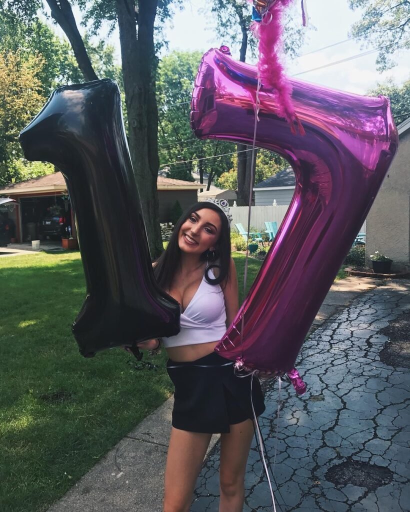 Alexis Simone on her seventeenth birthday.