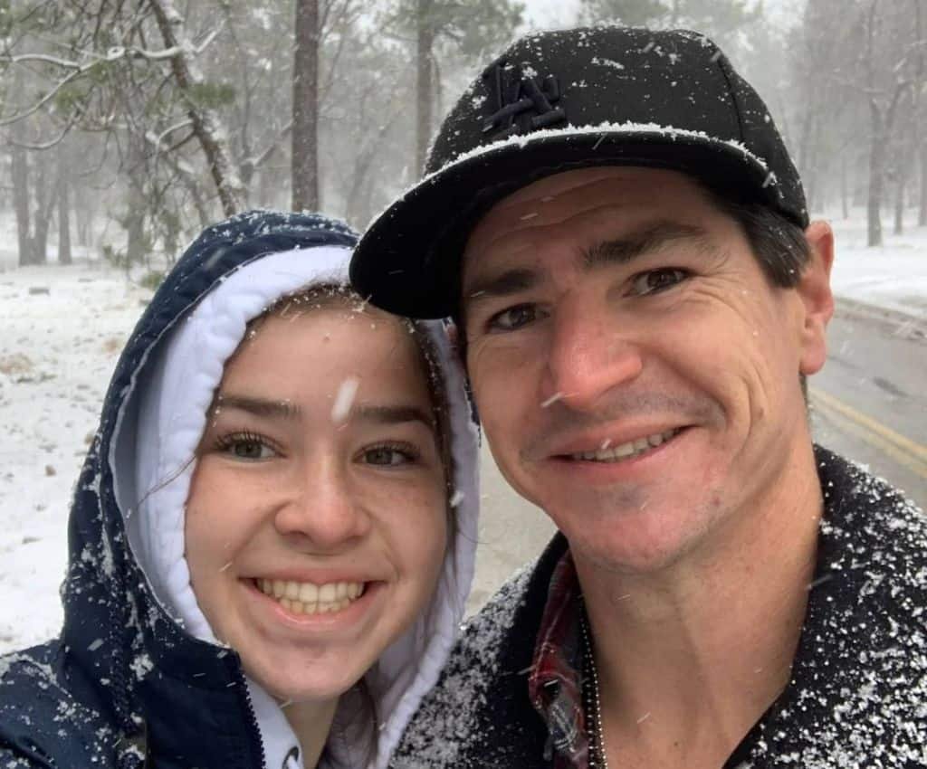 Michael Fishman with his daughter Isabelle Fishman.