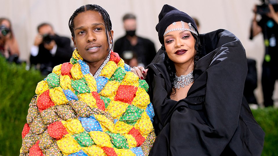 ASAP Rocky and Rihanna 