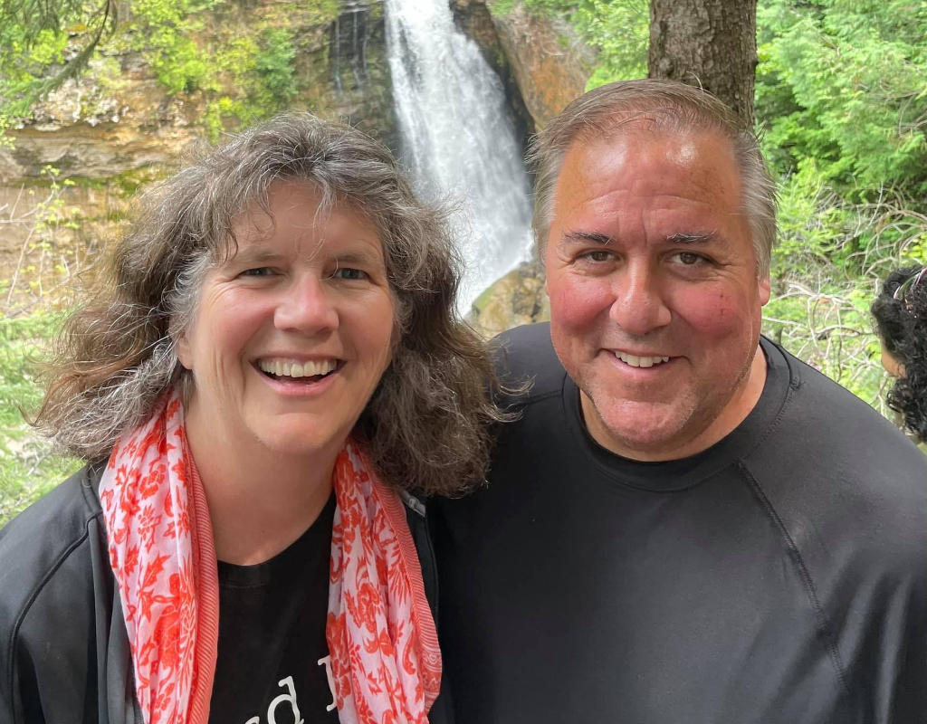 Tom Convery Obituary: Tom Convery with his wife.