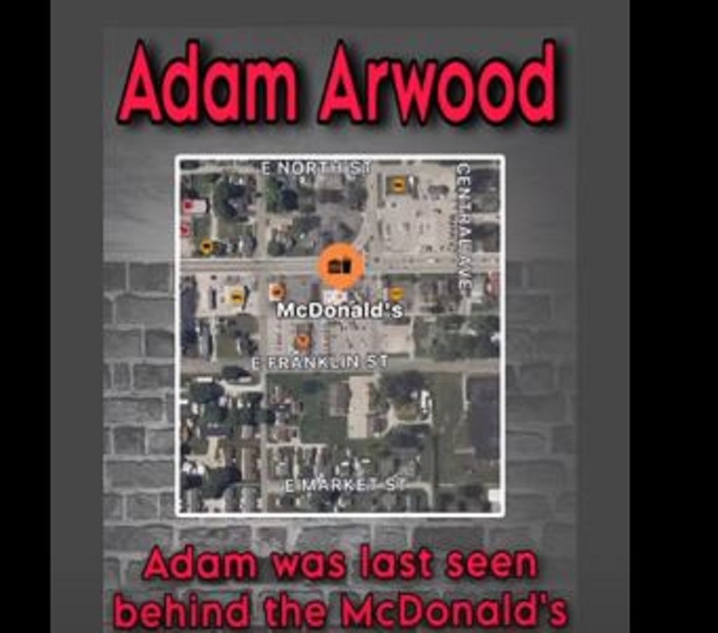 Adam Arwood missing