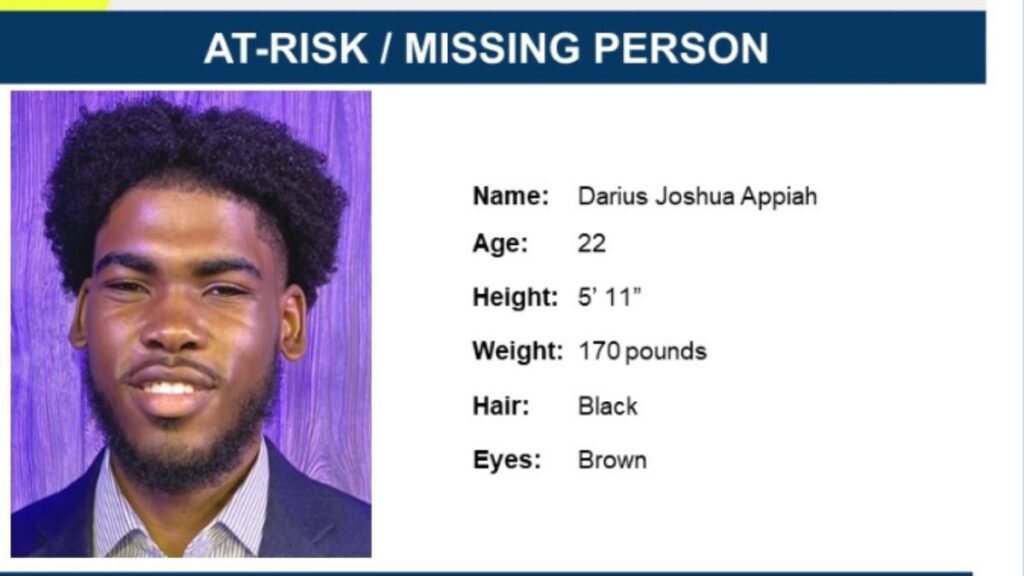 Darius Appiah missing