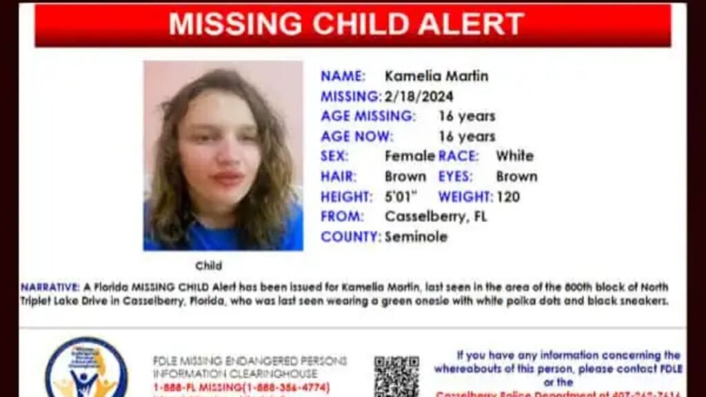 Kamelia Martin Missing