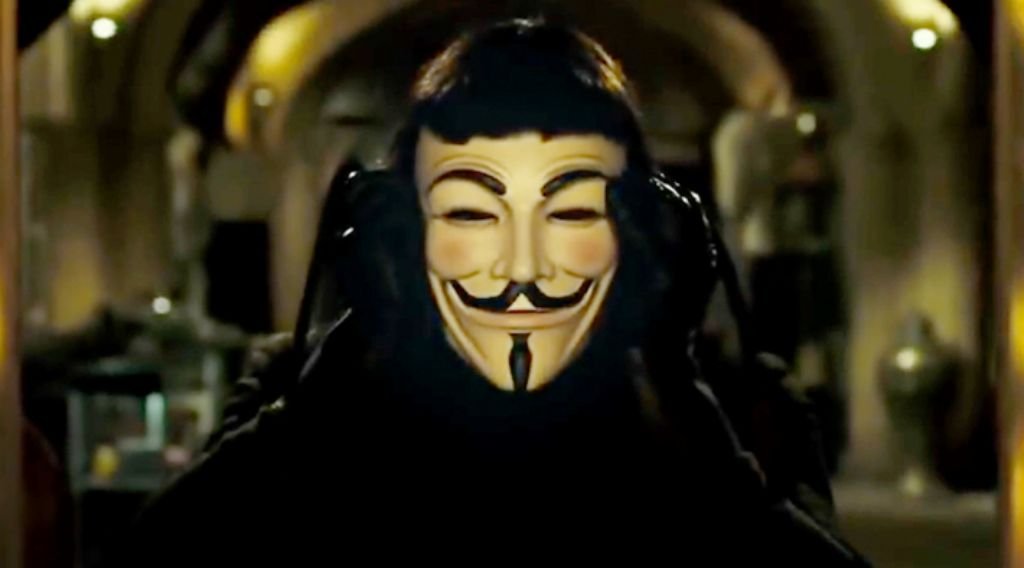 V For Vendetta Face Reveal