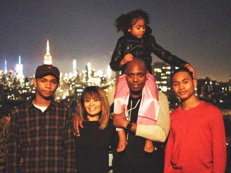 Ibrahim Chappelle with his family