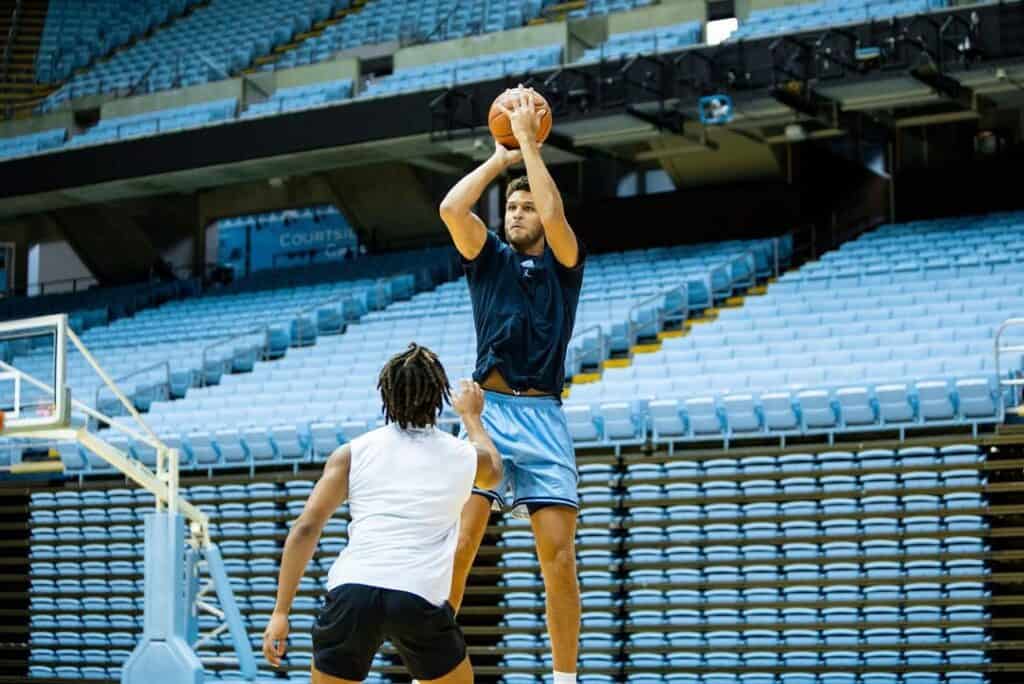 Pete Nance training with his team in Chapel Hill, North Carolina (Source: Instagram)