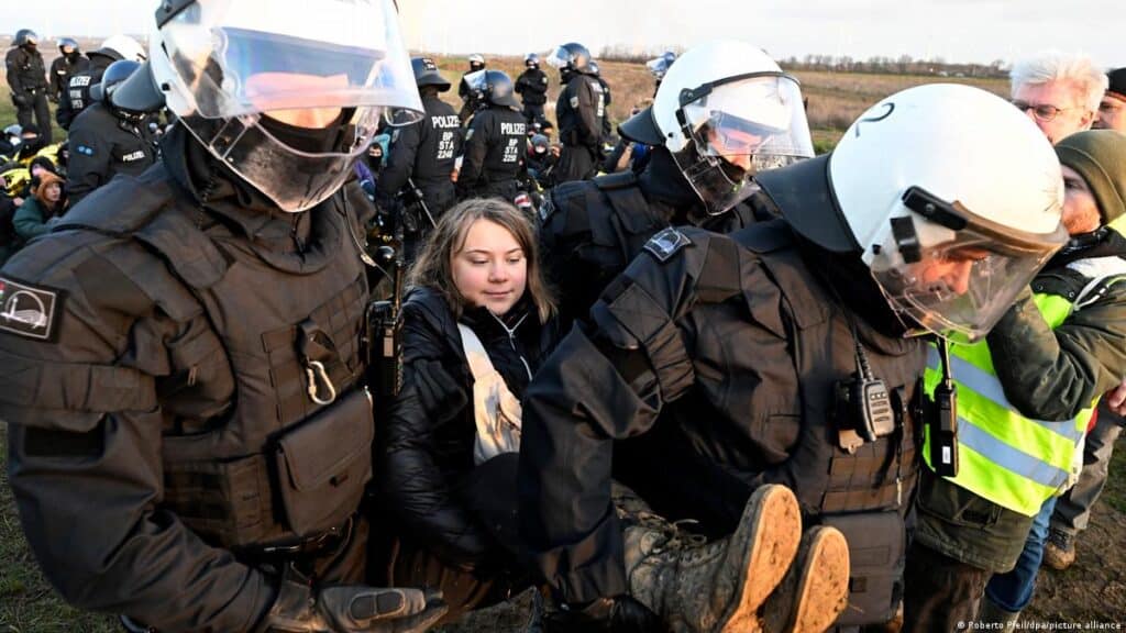 Greta Thunberg arrest
