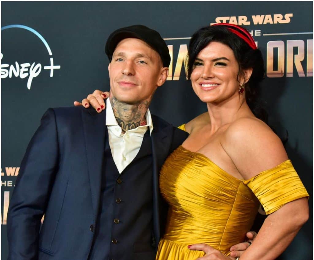 Gina Carano with her boyfriend Kevin Ross.