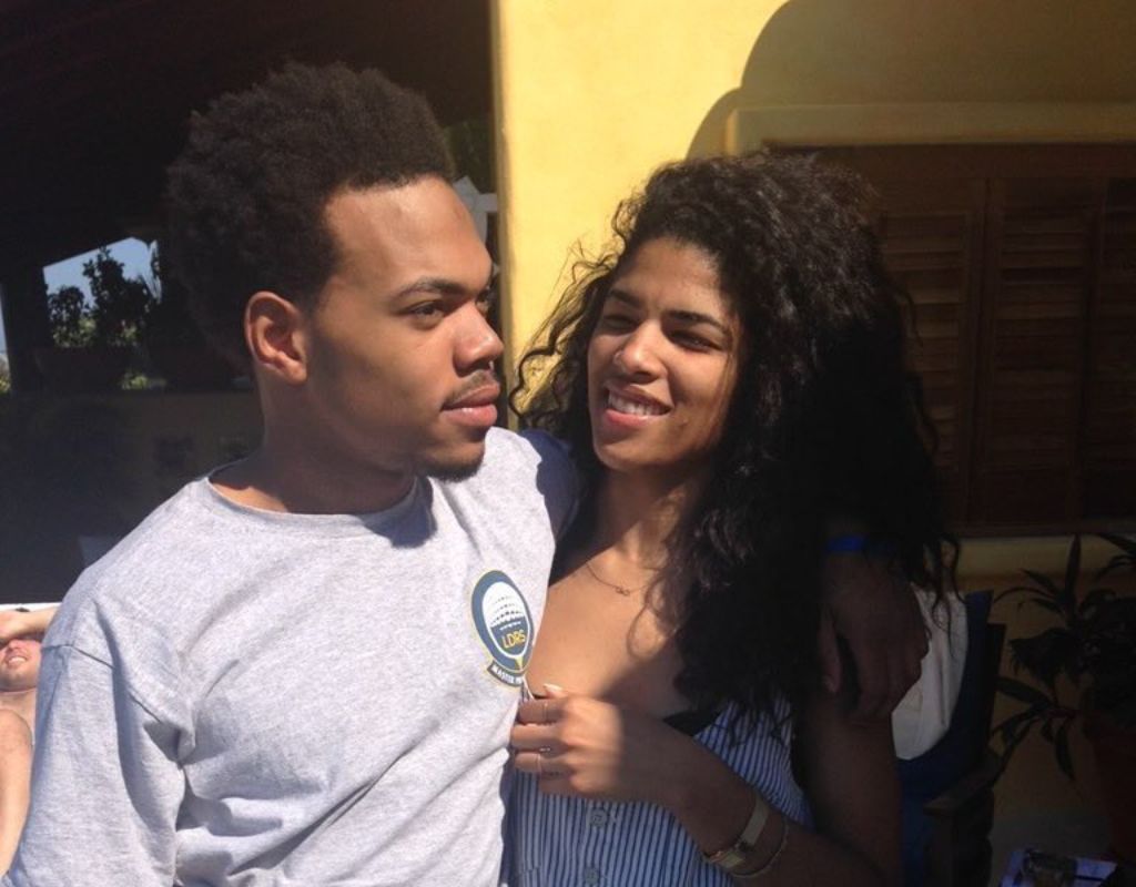 Chance the Rapper Parents: Chance the Rapper with his wife Kirsten.