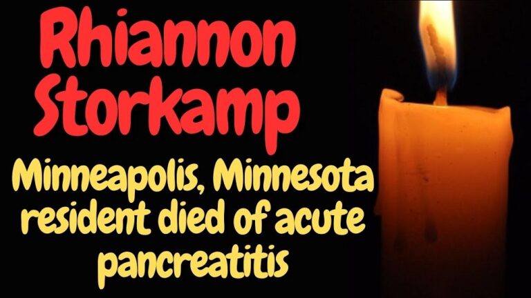 Rhiannon Storkamp Obituary And Death In Minnesota- Man Dies of Acute Pancreatitis