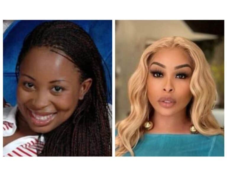 Khanyi Mbau Plastic Surgery- Before And After Photos