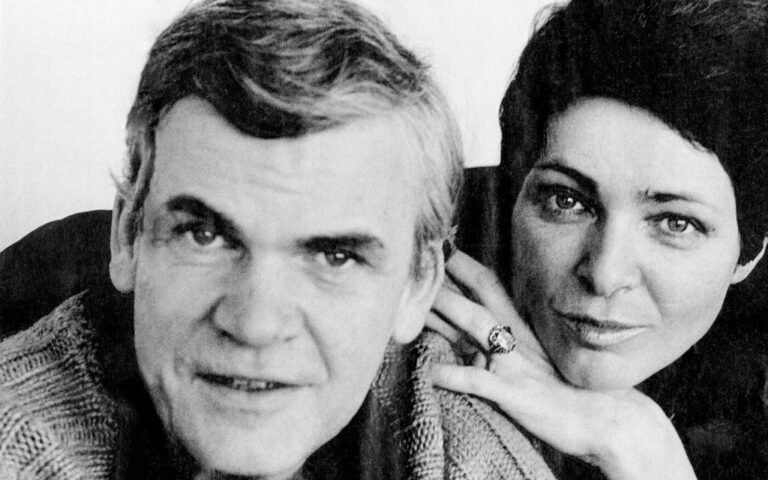 Milan Kundera Wife Věra Hrabánková Mourns The Death Of Her Husband