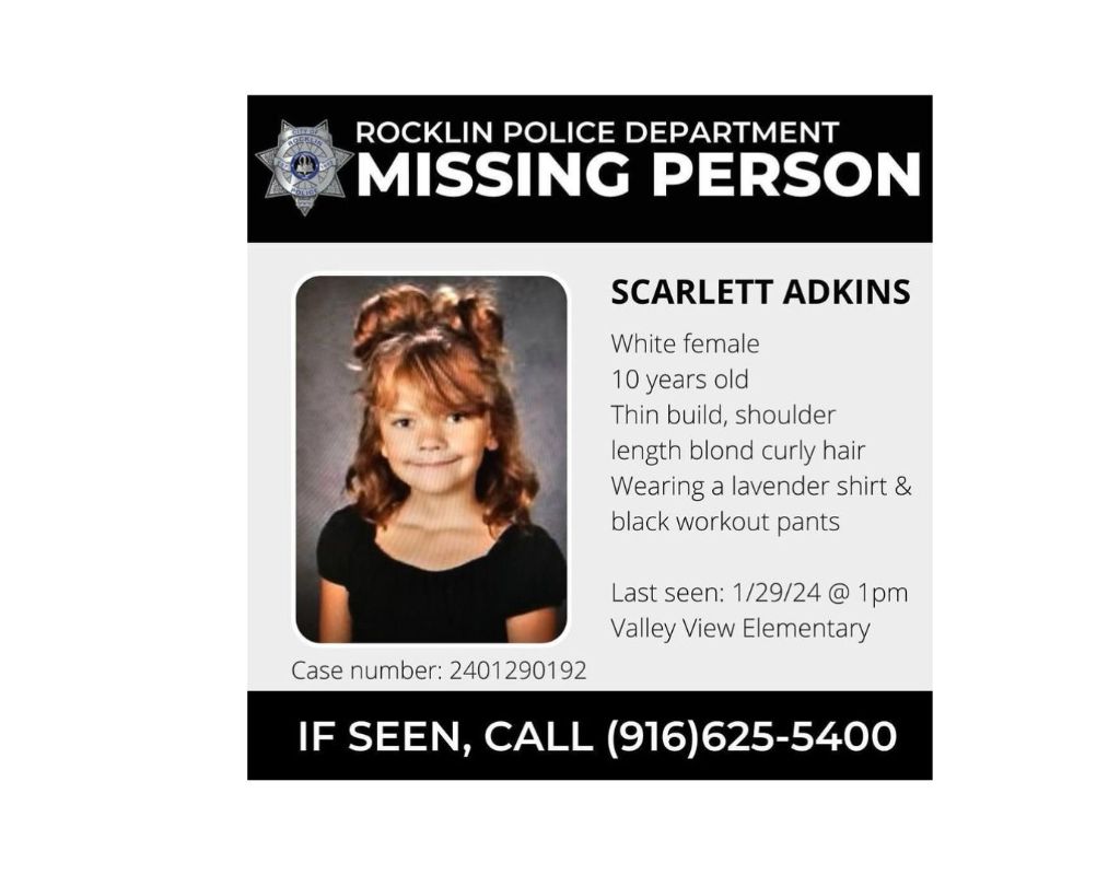 Scarlett Adkins Found? Update on Missing 10-Year-Old 4